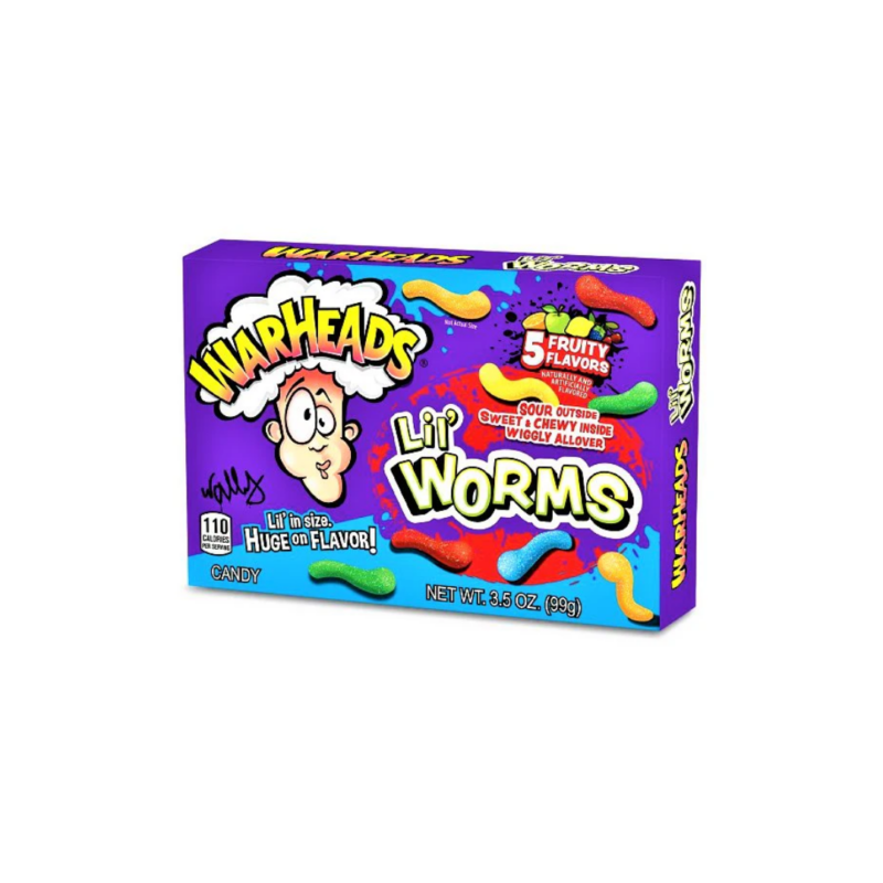 Warheads Lil Worms - 5 Fruits 99g