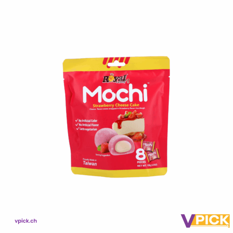 Royal Family Mochi Strawberry Cheesecake 120g