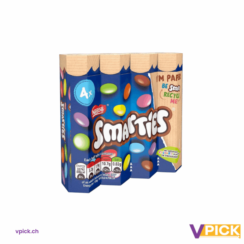 Smarties Chocolate Beans 4x34g