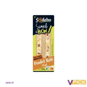 Sodebo Poulet Rôti & Oeufs 125g