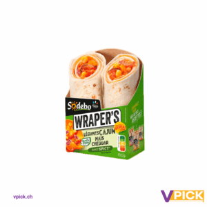 Sodebo Wrapper's Légumes Cajun Maïs Cheddar 190g
